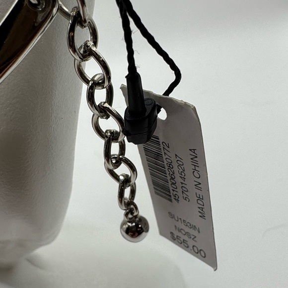 White House Black Market Silver Necklace with Dark Accents - Picture 5 of 5